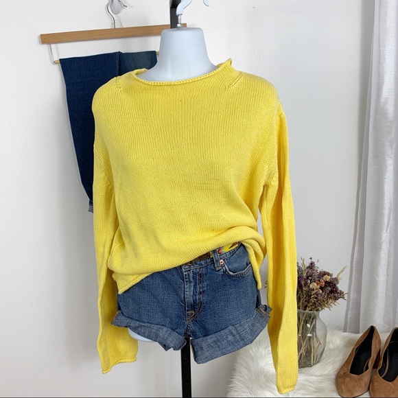 MaxMara Sweaters - Max Mara Weekends Yellow Chunky Knit Sweater